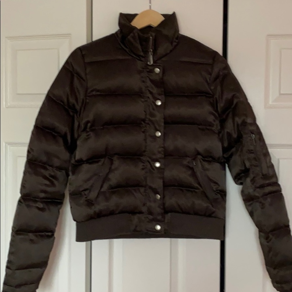 Juicy Couture Brown Puffer Jacket